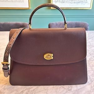 Used Coach briefcase bag